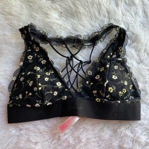 VS PINK floral lace bralette